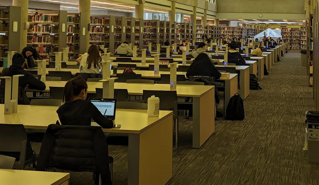 Shhh, this is a library: MacEwan’s library has been getting quieter thanks to noise reduction strategies