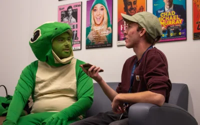 Lyle the Therapy Gecko takes the stage at SAMU’s Speaker Series